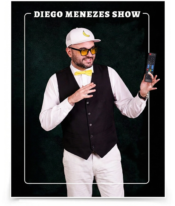 Diego Mágico em show profissional para festa infantil em Campinas